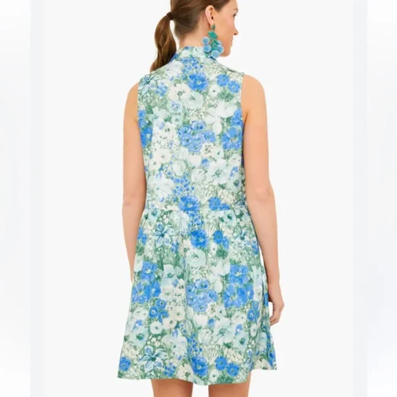Tuckernuck Blue Floral Midi Dress - Picture 3 of 8